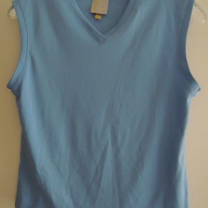 Ladies Athletic Top Size M by ZOOT Sports Light Blue All Sports Shirt $38 Value